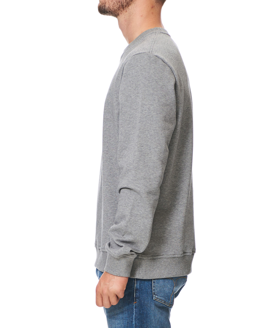 Herre | Trøjer | Samsøe Samsøe | Samsøe & Samsøe Hugo Organic Cotton Crew Neck Sweat Grey Mel