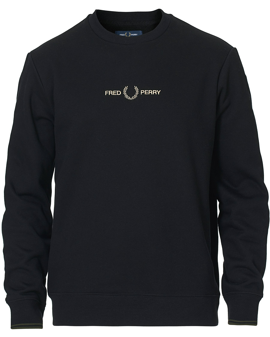 Herre | Trøjer | Fred Perry | Graphic Sweatshirt Black