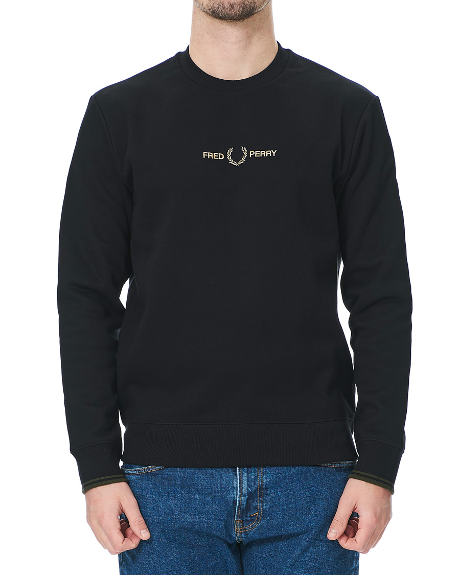 Herre | Trøjer | Fred Perry | Graphic Sweatshirt Black