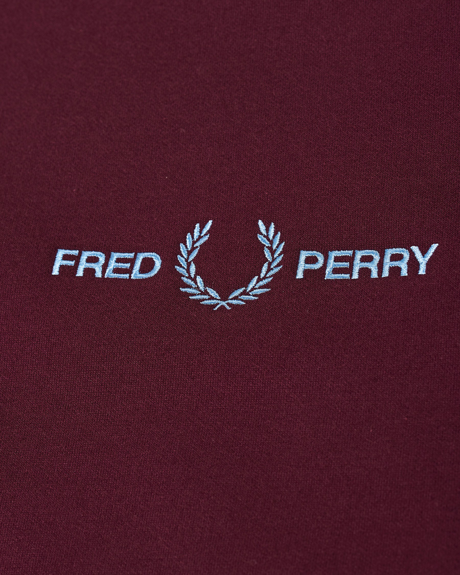Herre | Trøjer | Fred Perry | Graphic Sweatshirt Mahogany