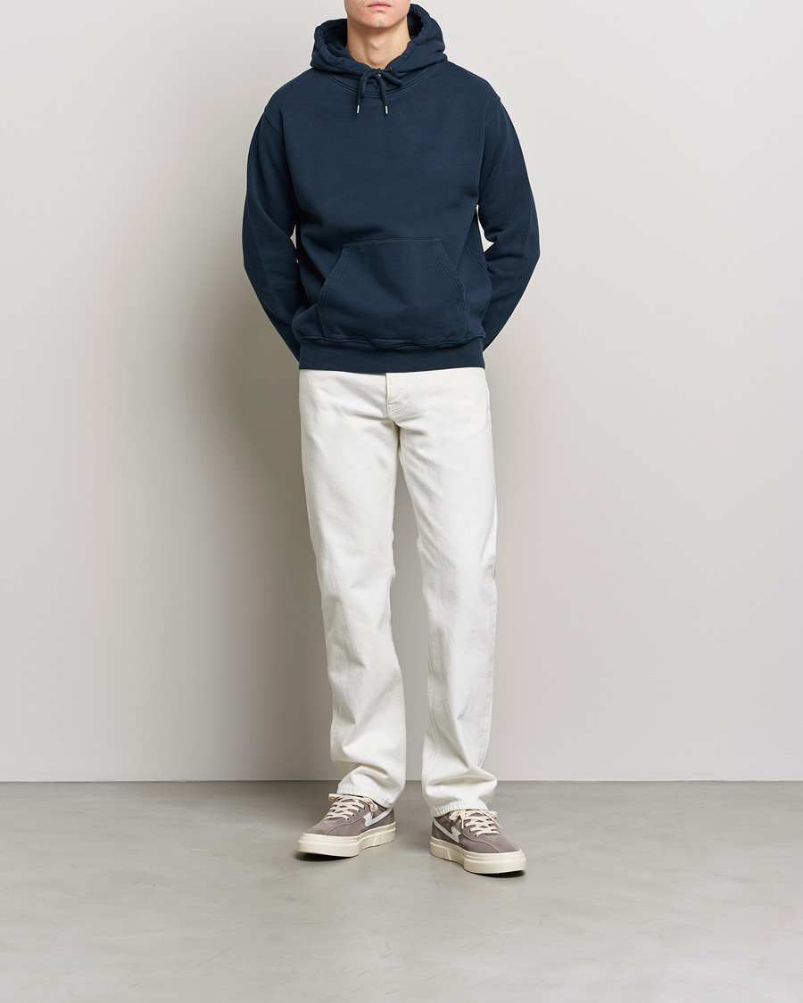 Herre | Trøjer | Colorful Standard | Classic Organic Hood Navy Blue