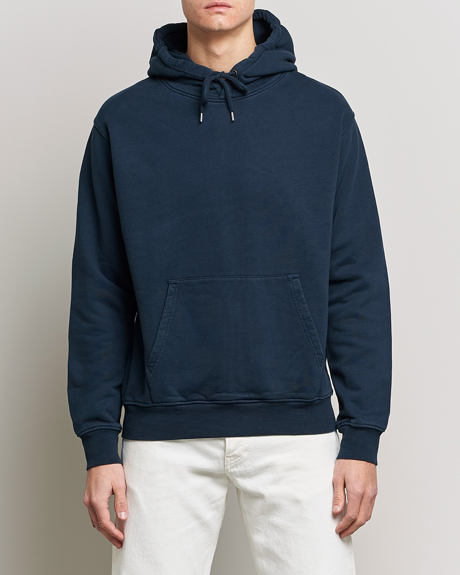 Herre | Trøjer | Colorful Standard | Classic Organic Hood Navy Blue