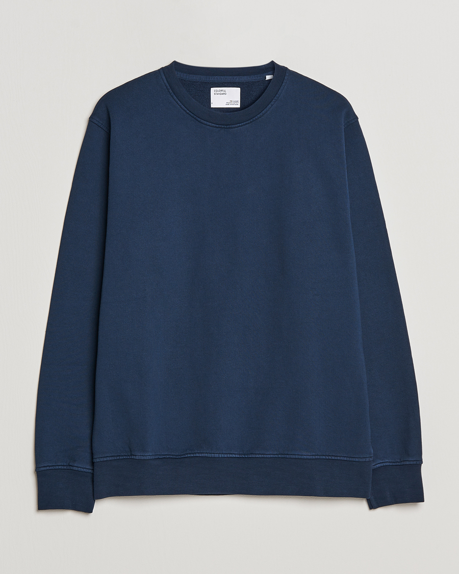 Herre | Trøjer | Colorful Standard | Classic Organic Crew Neck Sweat Navy Blue