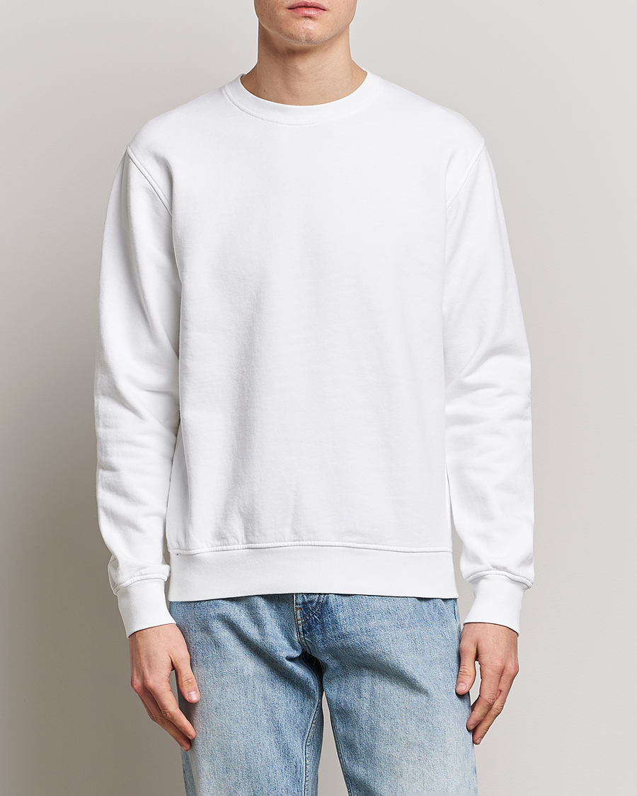 Herre | Tøj | Colorful Standard | Classic Organic Crew Neck Sweat Optical White