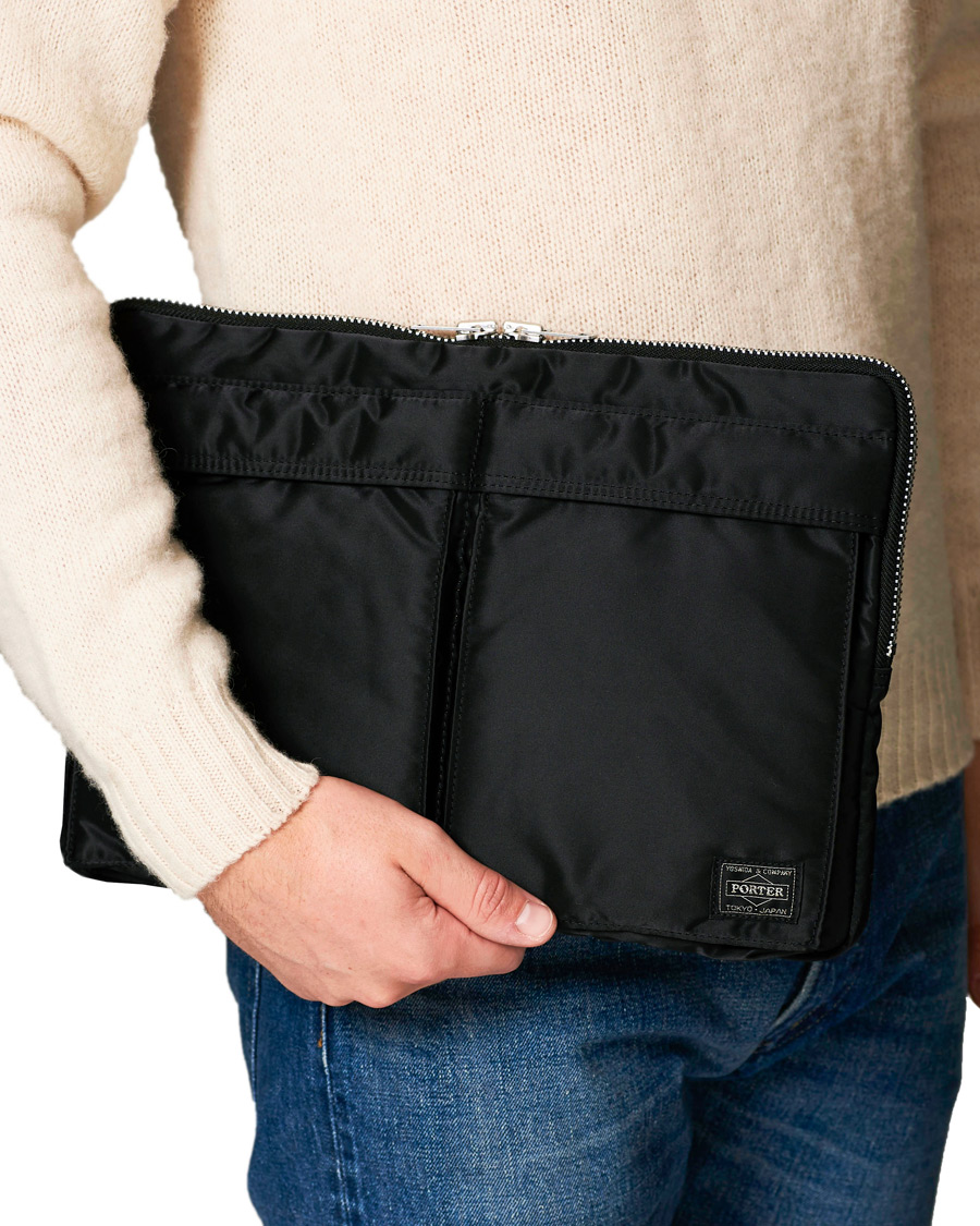 Herre | Porter-Yoshida & Co. Tanker Document Case Black | Porter-Yoshida & Co. | Tanker Document Case Black