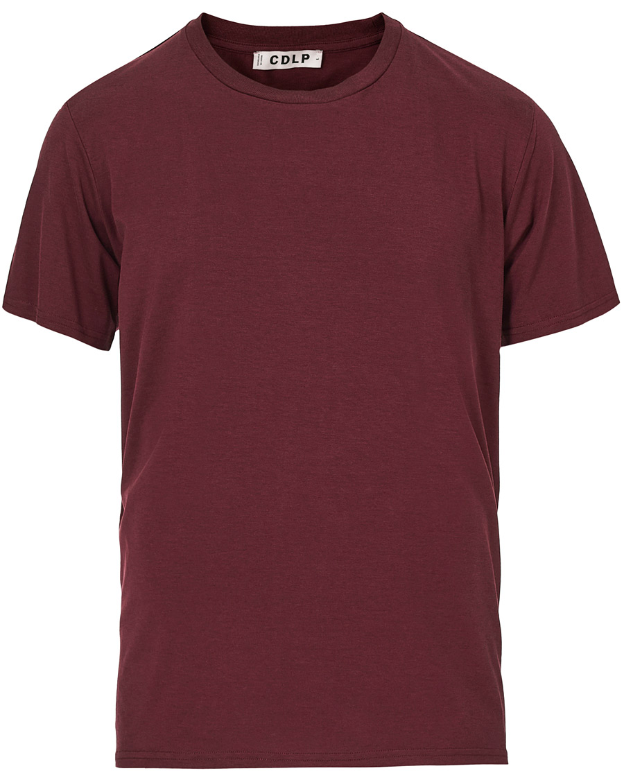Herre | T-Shirts | CDLP | Round Neck Tee Burgundy