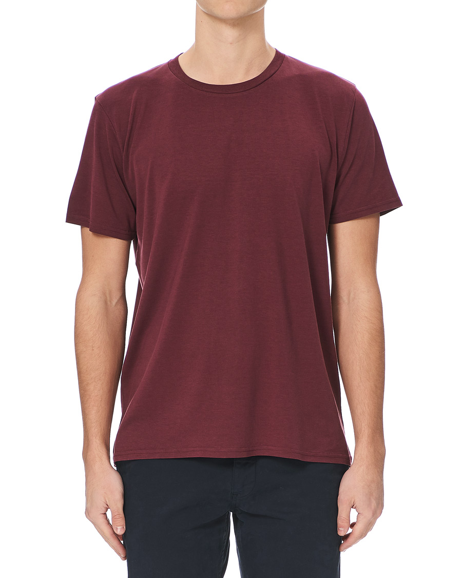 Herre | T-Shirts | CDLP | Round Neck Tee Burgundy