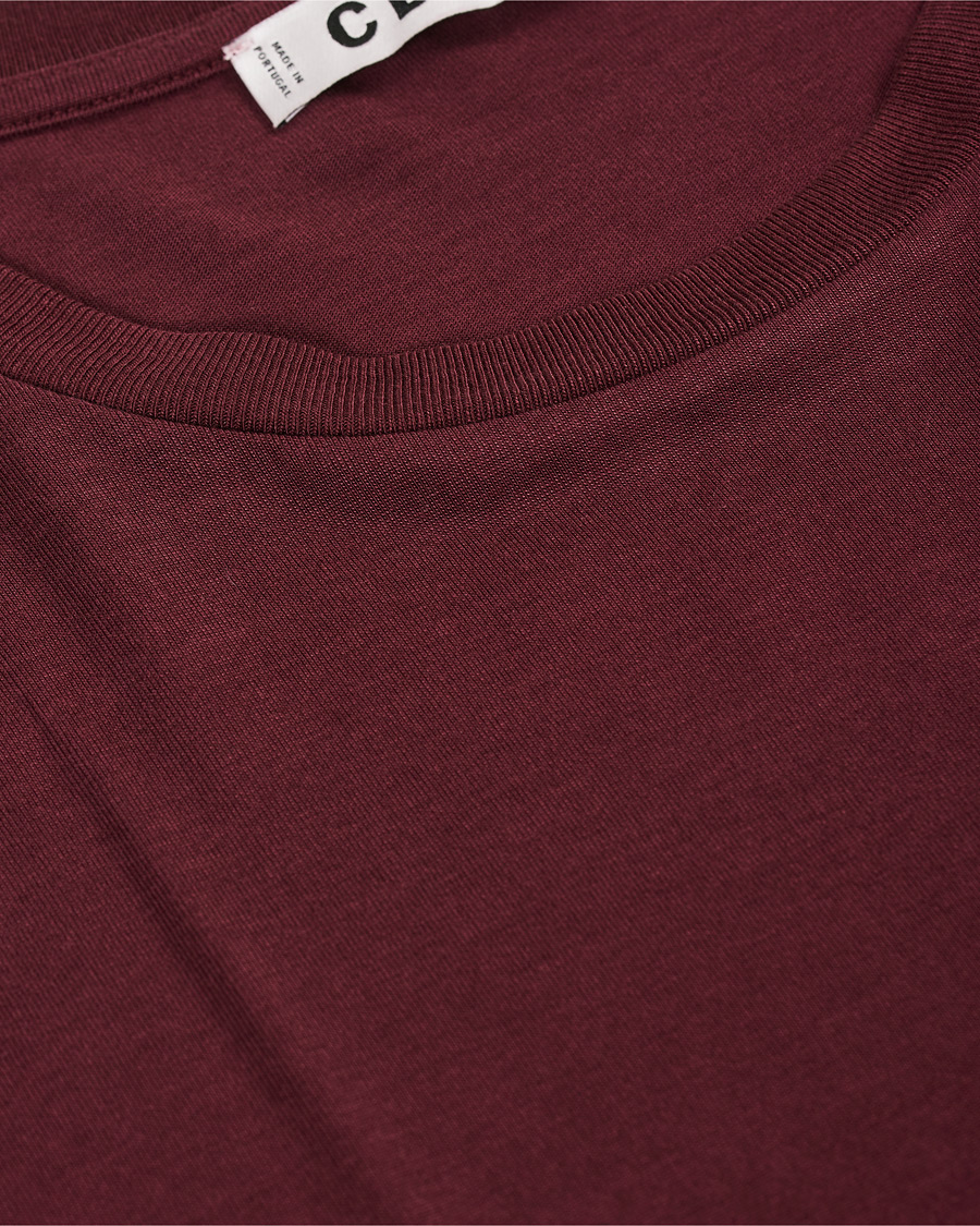 Herre | T-Shirts | CDLP | Round Neck Tee Burgundy
