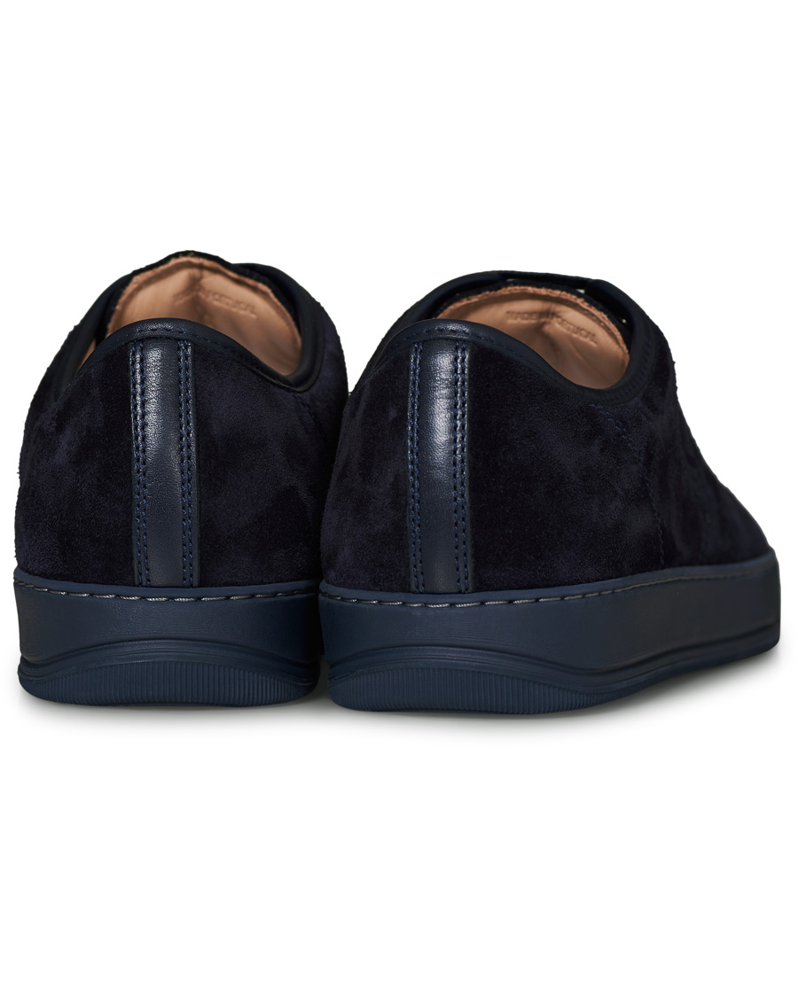 Herre | Lanvin Patent Captoe Sneaker Dark Blue/Dark Blue | Lanvin | Patent Captoe Sneaker Dark Blue/Dark Blue