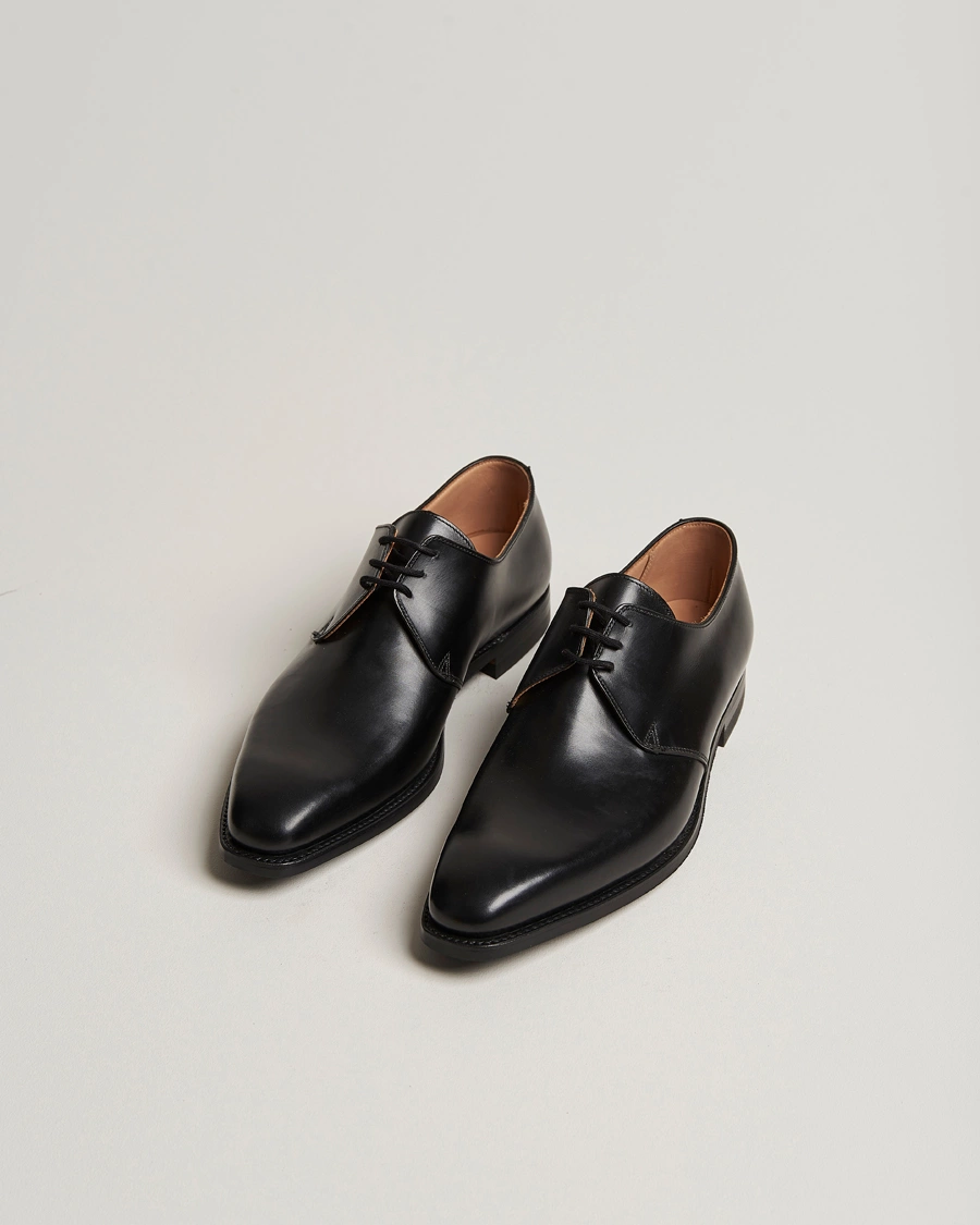 Herre | Håndlavede sko | Crockett & Jones | Highbury Derby Black Calf