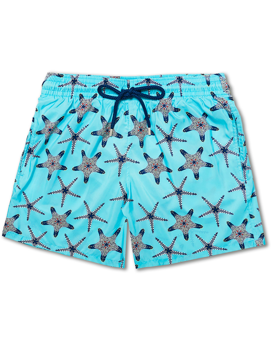 Herre | Badebukser | Vilebrequin | Mahina Swim Shorts Bleu Lazuli