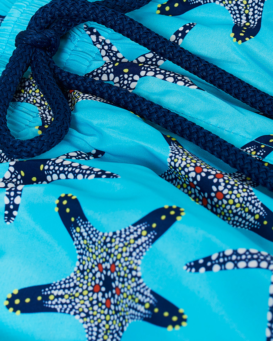 Herre | Badebukser | Vilebrequin | Mahina Swim Shorts Bleu Lazuli