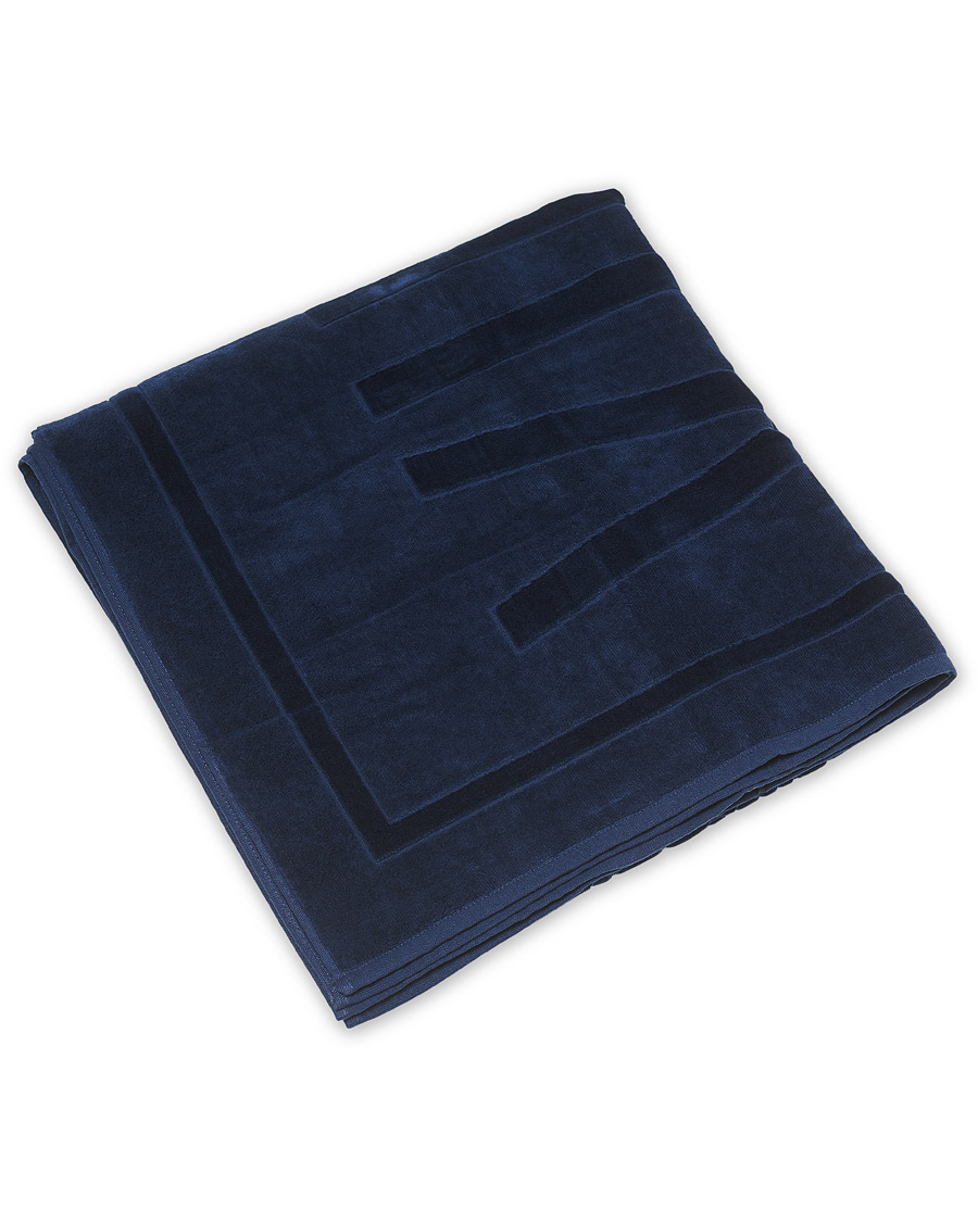 Herre | Vilebrequin Terry Cloth Beach Towel Bleu Marine | Vilebrequin | Terry Cloth Beach Towel Bleu Marine