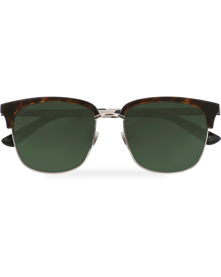 Herre | GUCCI GG0697S Sunglasses Havana/Green | Gucci | GG0697S Sunglasses Havana/Green