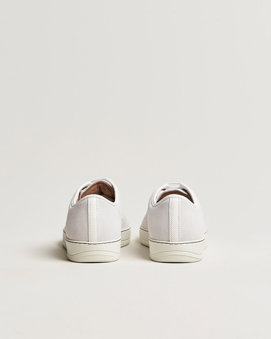 Herre | Lanvin Patent Cap Toe Sneaker White | Lanvin | Patent Cap Toe Sneaker White