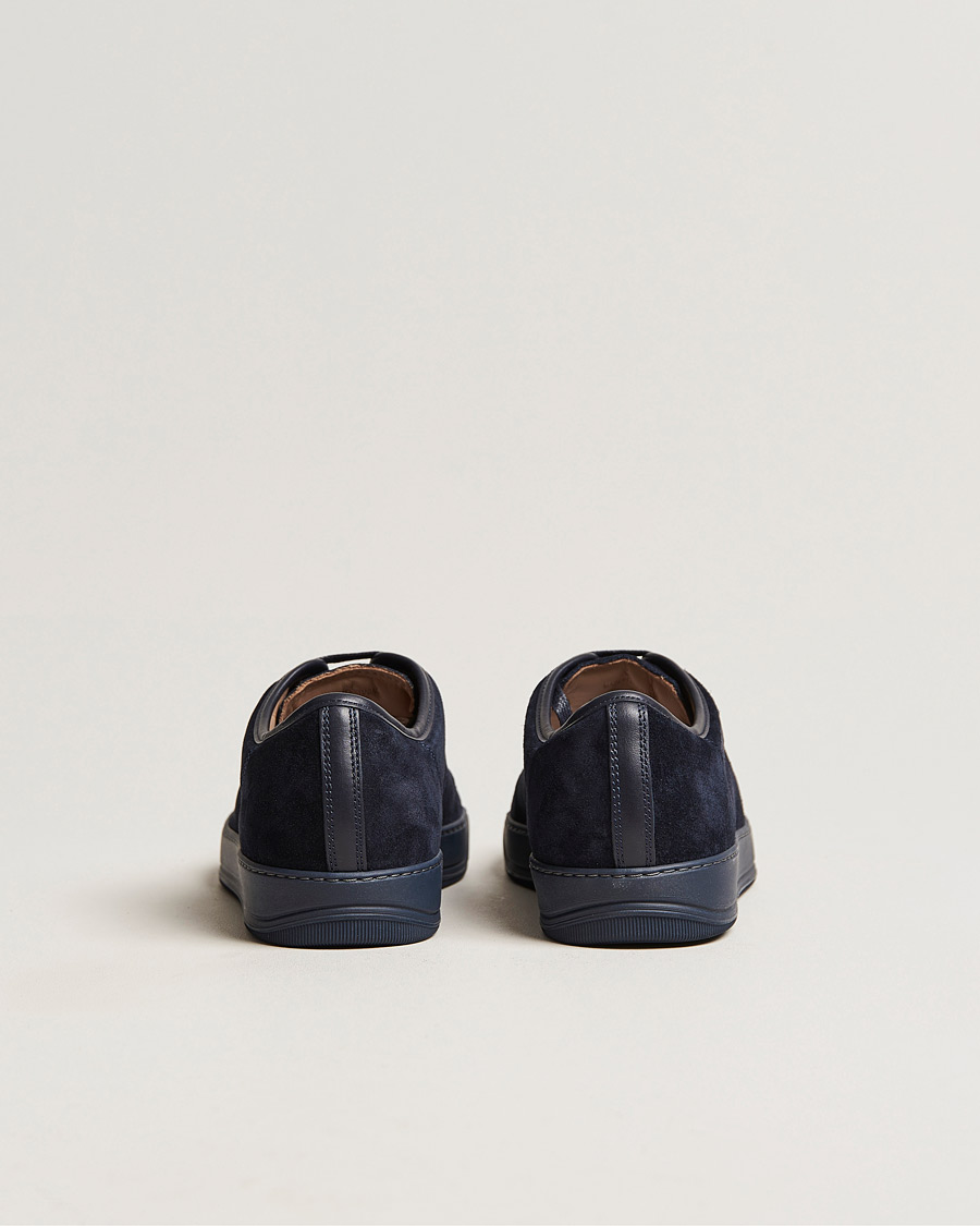 Herre | Lanvin Patent Cap Toe Sneaker Navy/Navy | Lanvin | Patent Cap Toe Sneaker Navy/Navy
