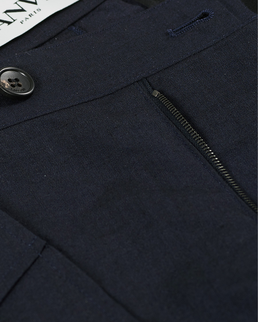 Herre | Bukser | Lanvin | Slim Fit Trousers Navy
