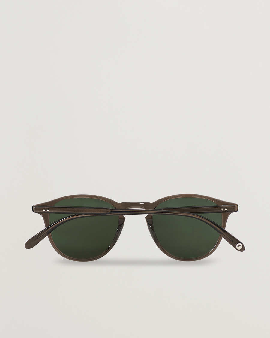 Herre | Solbriller | Garrett Leight | Hampton 46 Sunglasses Black Glass