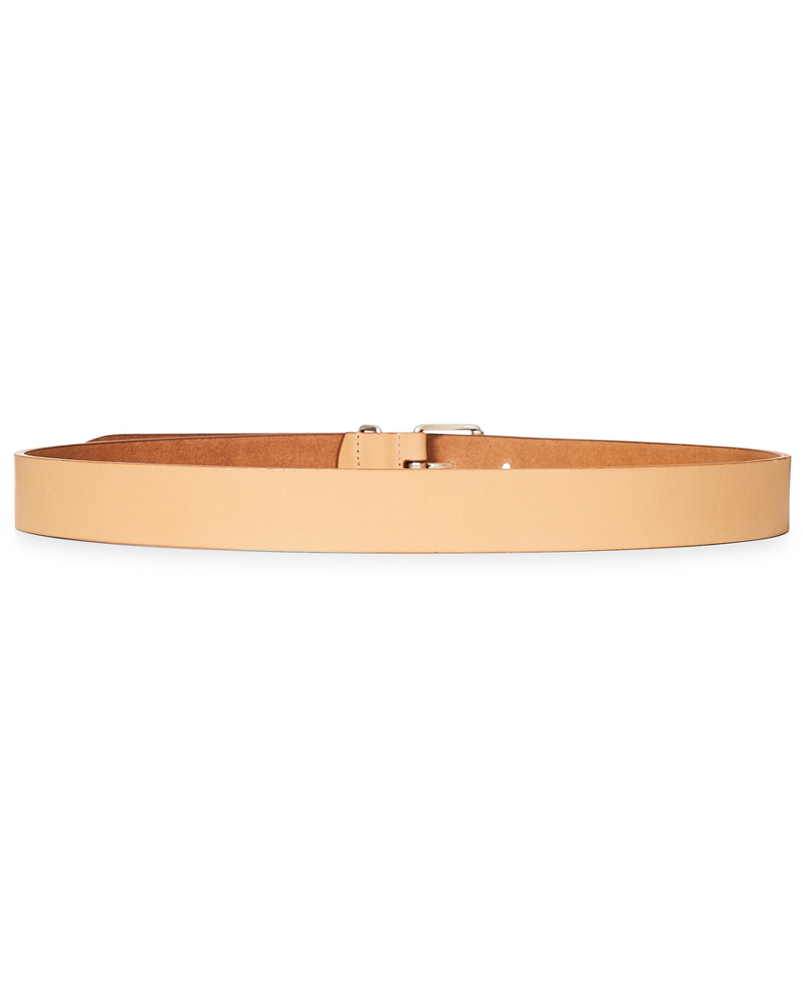 Herre | Anderson's Classic Casual 3 cm Leather Belt Natural | Anderson's | Classic Casual 3 cm Leather Belt Natural