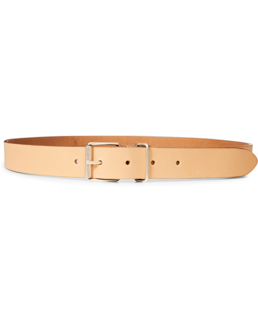 Herre | Anderson's Classic Casual 3 cm Leather Belt Natural | Anderson's | Classic Casual 3 cm Leather Belt Natural