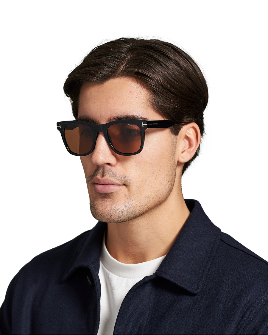 Herre | Tom Ford Brooklyn TF833 Sunglasses Black | Tom Ford | Brooklyn TF833 Sunglasses Black