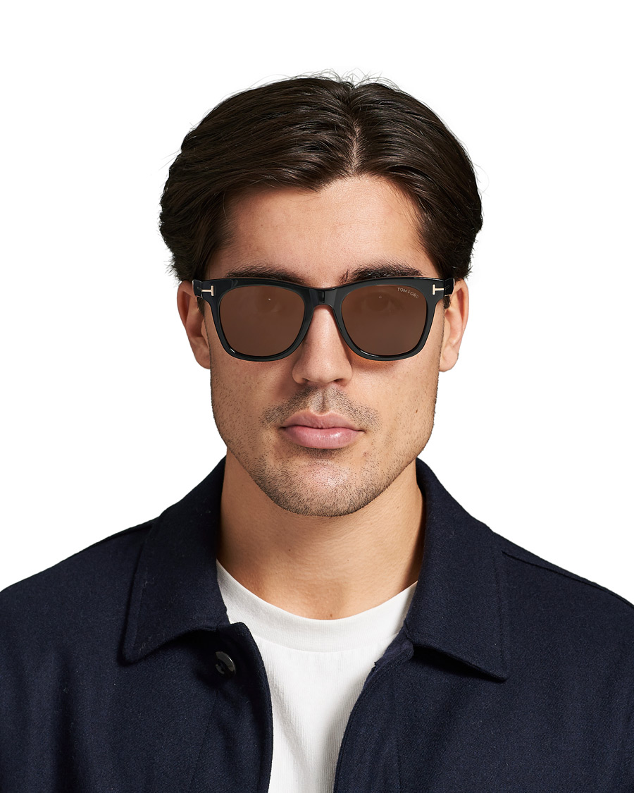 Herre | Tom Ford Brooklyn TF833 Sunglasses Black | Tom Ford | Brooklyn TF833 Sunglasses Black