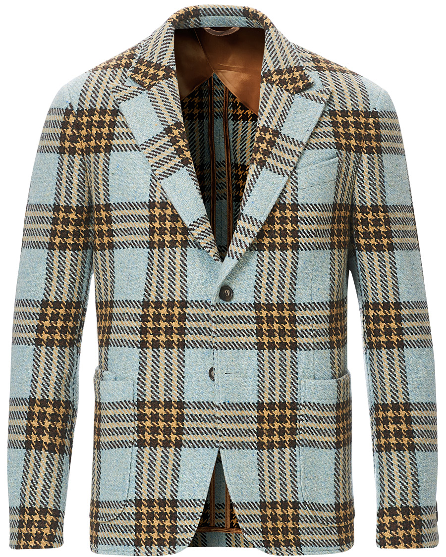 Herre | Blazere & jakker | GANT | Luke Edward Hall Check Blazer Hamptons Blue