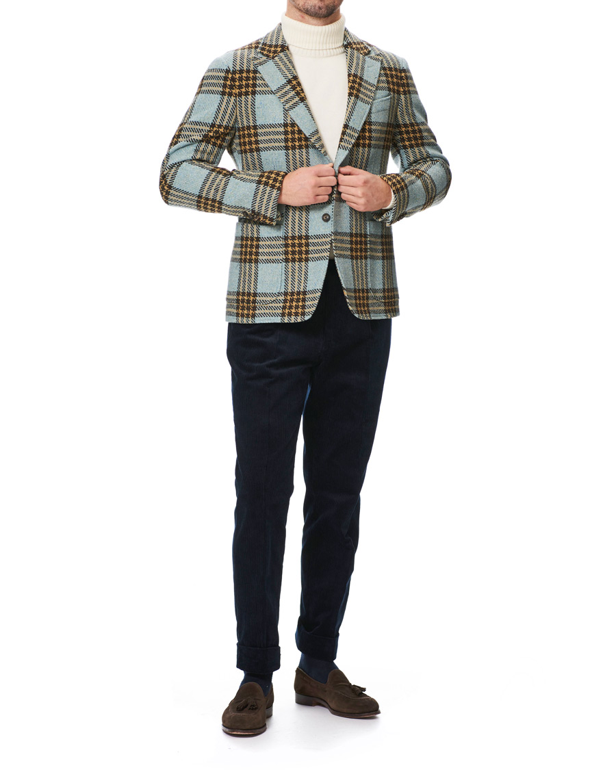 Herre | Blazere & jakker | GANT | Luke Edward Hall Check Blazer Hamptons Blue