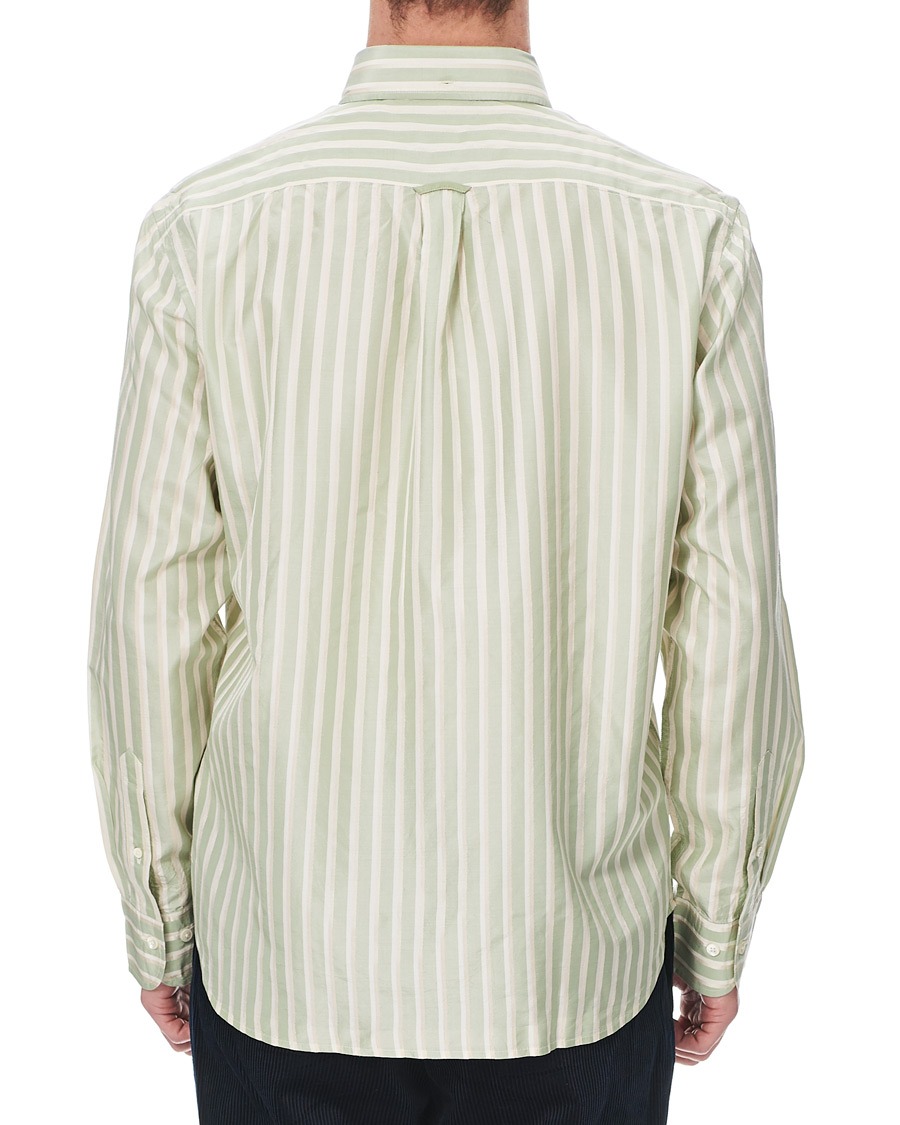 Herre | Skjorter | GANT | Luke Edward Hall Silk Stripe Shirt Pepermint