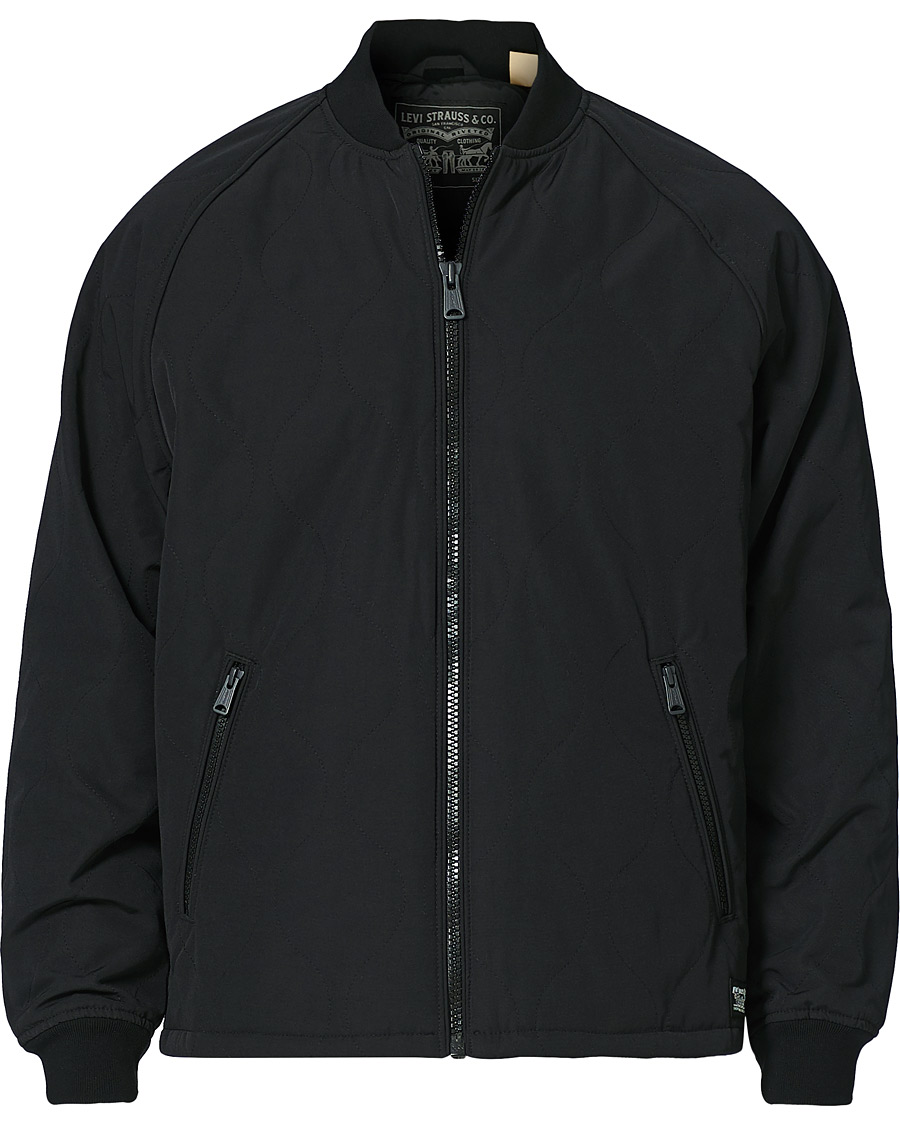 Levi s Hyde Quilted Bomber Jacket Caviar CareOfCarl