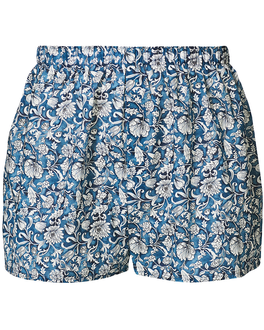 Herre | Undertøj | Sunspel | Printed Boxer Shorts Liberty Ink