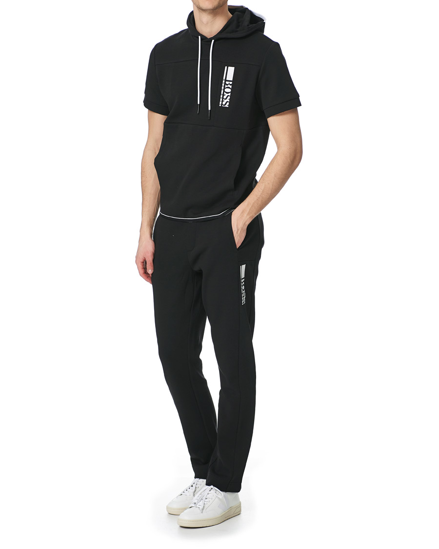 Herre | Bukser | BOSS GREEN | BOSS Athleisure Hadim Striped Sweatpants Black