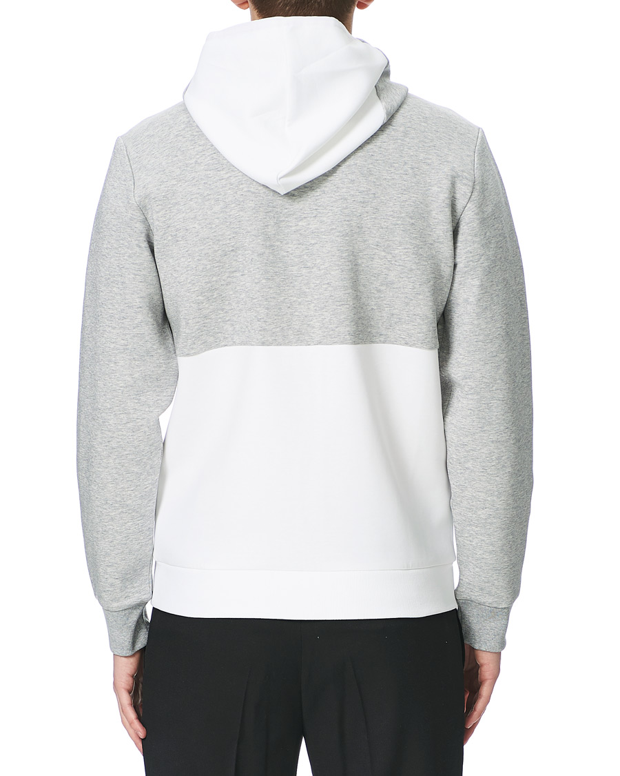 Herre | Trøjer | BOSS GREEN | BOSS Athleisure Saggy Full Zip Hoodie Grey/White