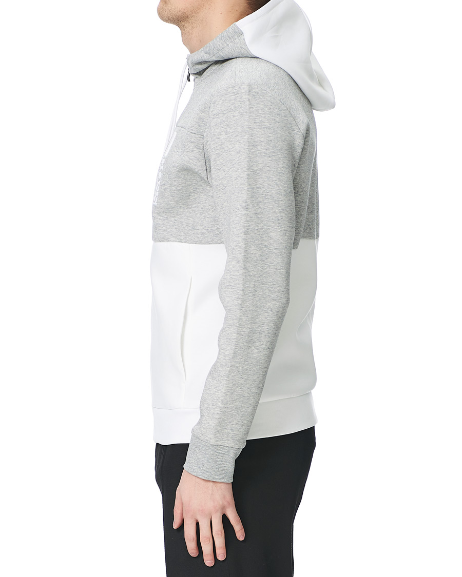 Herre | Trøjer | BOSS GREEN | BOSS Athleisure Saggy Full Zip Hoodie Grey/White