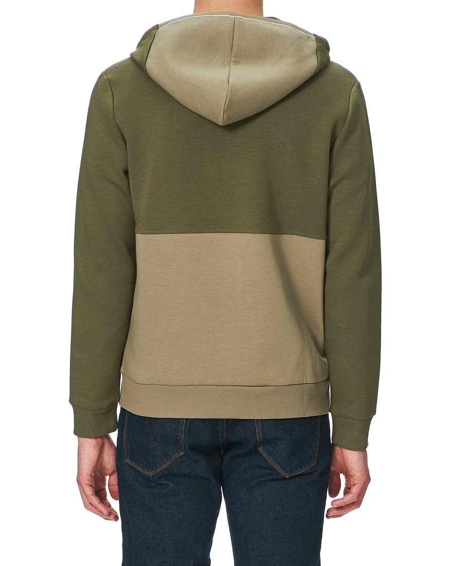 Herre | Trøjer | BOSS GREEN | BOSS Athleisure Saggy Full Zip Hoodie Dark Green