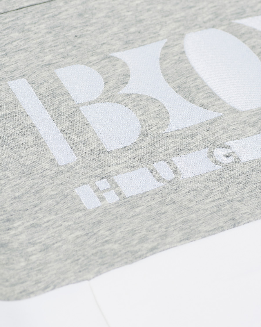 Herre | Trøjer | BOSS GREEN | BOSS Athleisure Soody Block Hoodie Grey/White