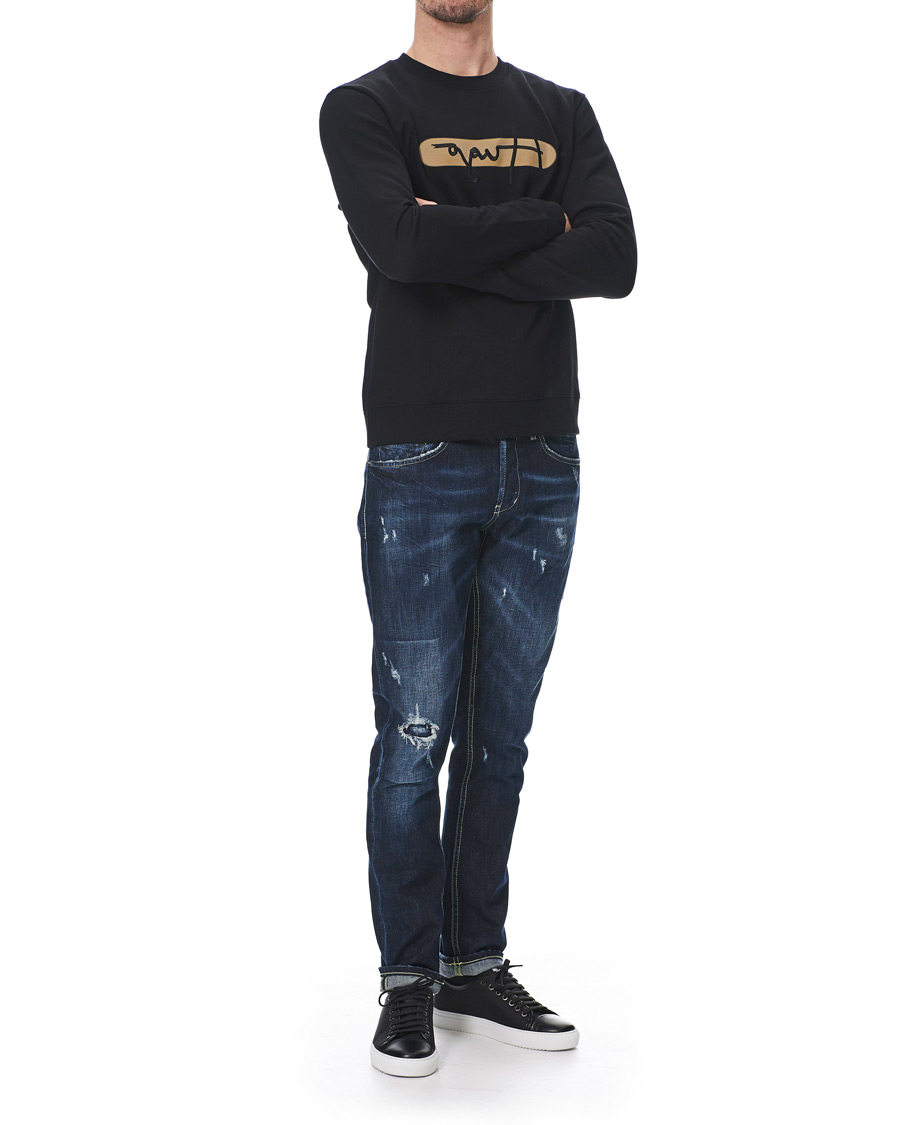 Herre | Trøjer | HUGO | Dicago Logo Sweatshirt Black