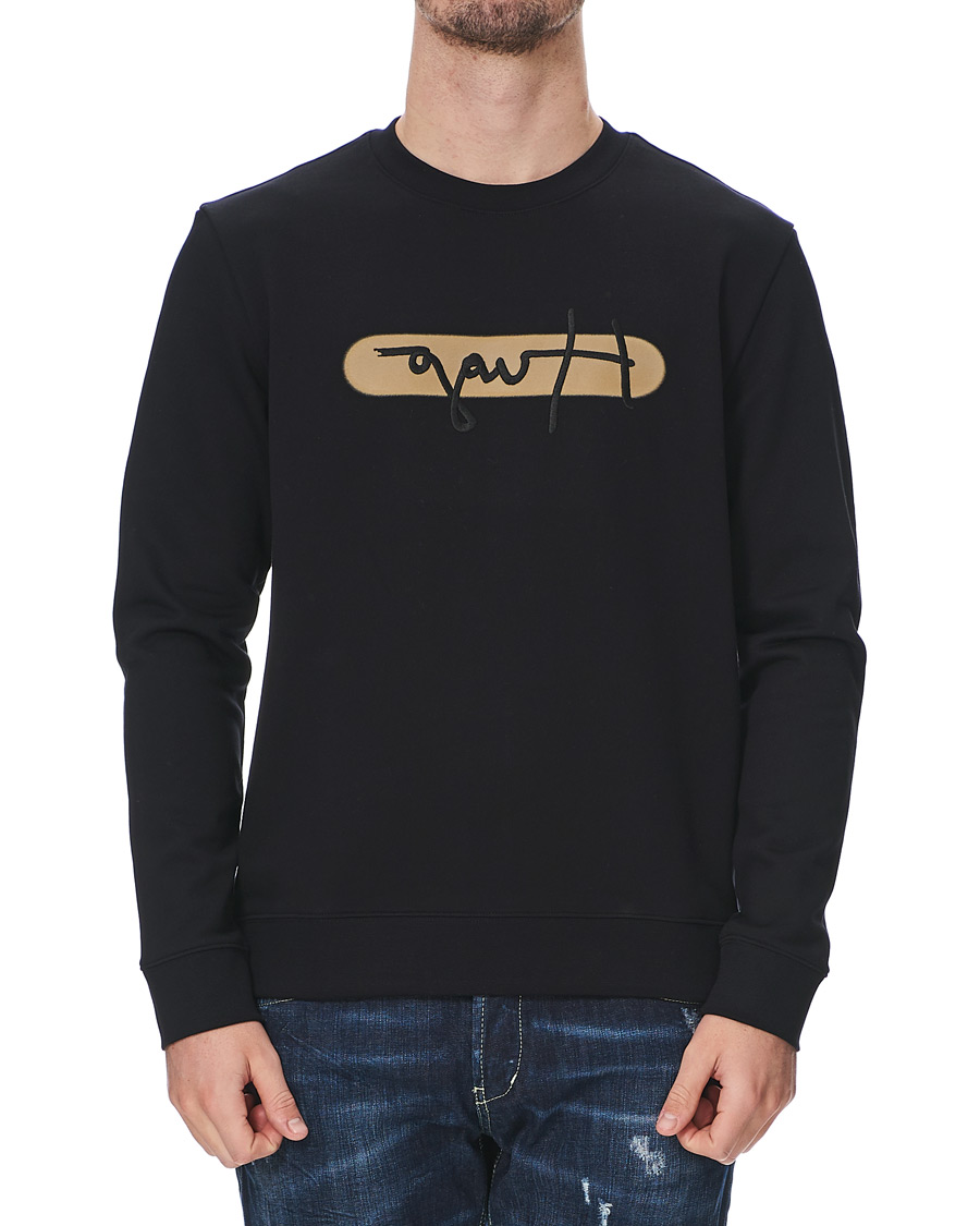Herre | Trøjer | HUGO | Dicago Logo Sweatshirt Black