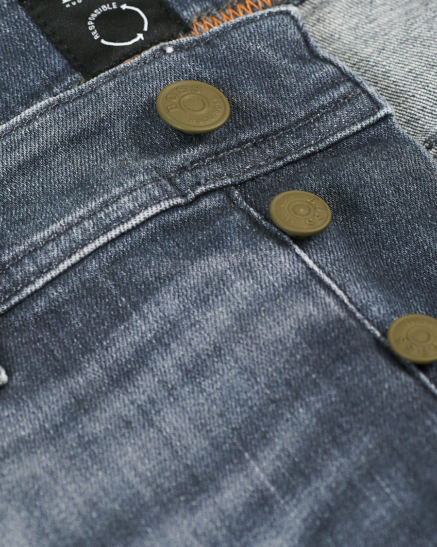 Herre | Jeans | BOSS ORANGE | BOSS Casual Taber Stretch Shredded Jeans Medium Grey