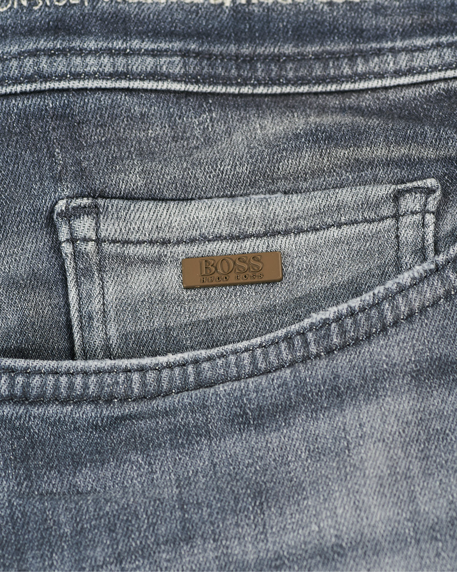 Herre | Jeans | BOSS ORANGE | BOSS Casual Taber Stretch Shredded Jeans Medium Grey