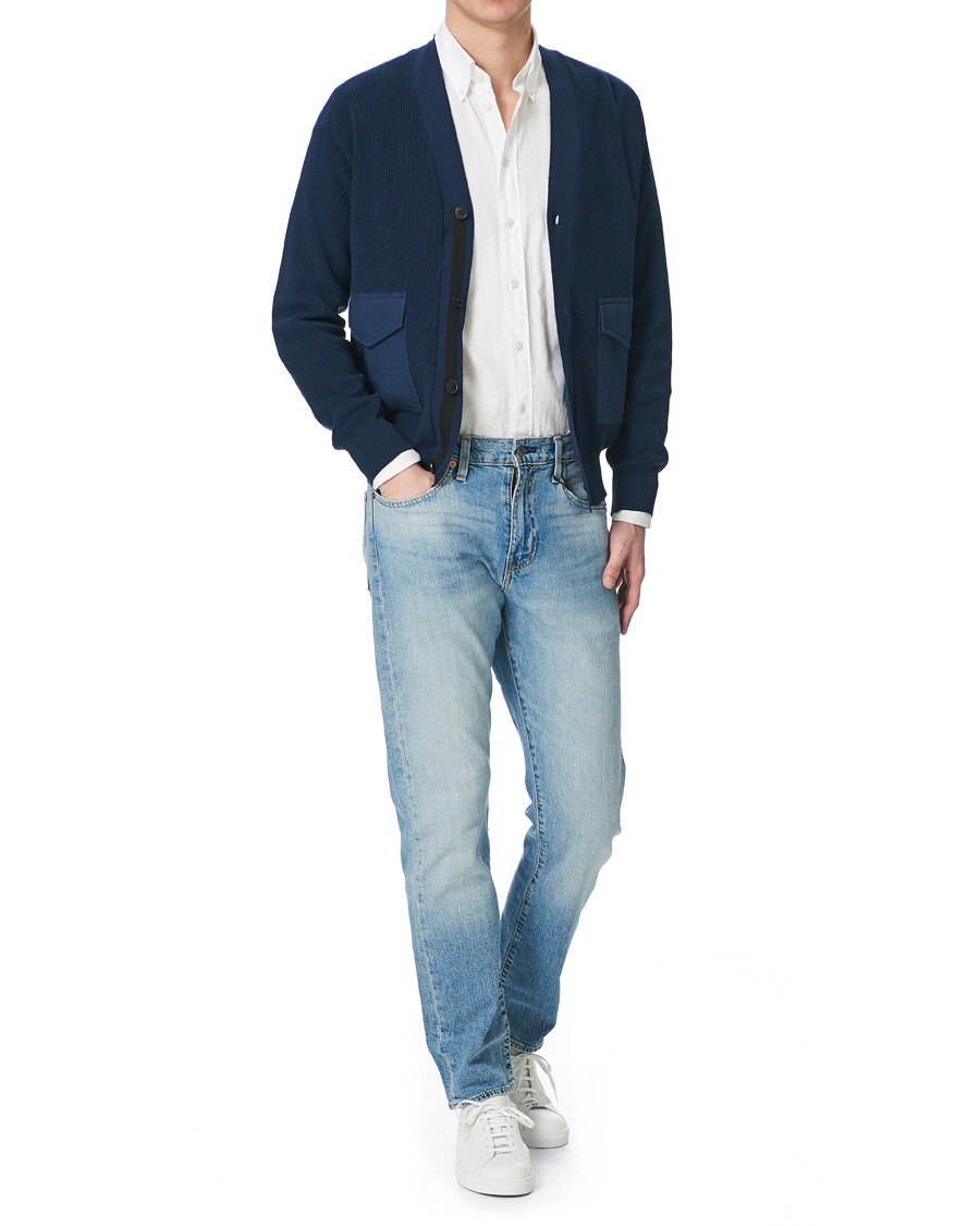 Herre | Trøjer | BOSS ORANGE | BOSS Casual Kardione Knitted Cardigan Dark Blue