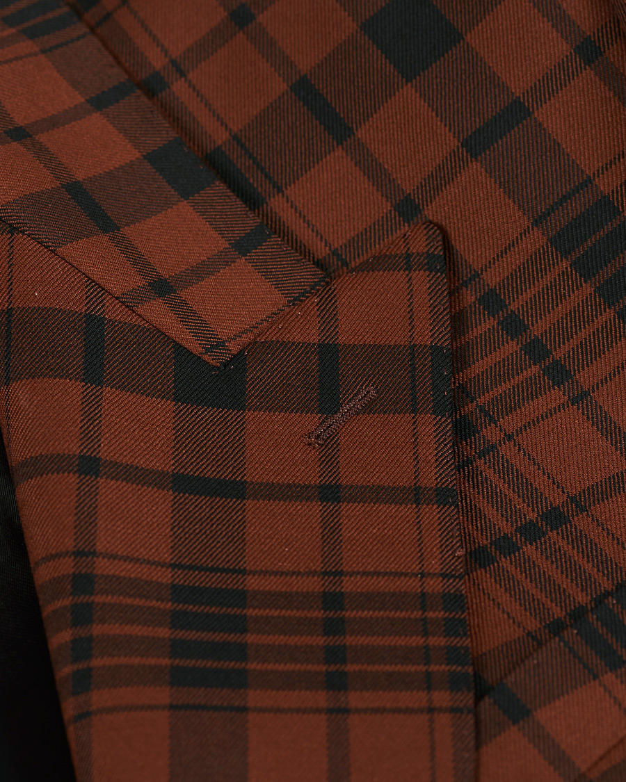 Herre | Jakkesæt | BOSS BLACK | BOSS Cliff/Floyed Wool Check Double Breasted Suit Rust