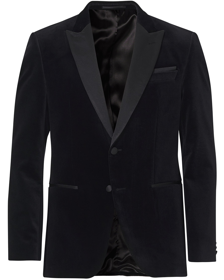 Herre | Blazere & jakker | BOSS BLACK | BOSS Helward Velvet Smoking Jacket Black