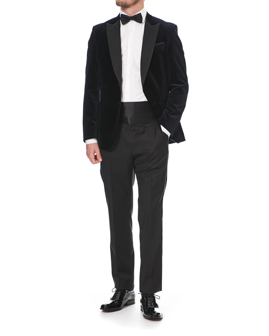 Herre | Blazere & jakker | BOSS BLACK | BOSS Helward Velvet Smoking Jacket Black