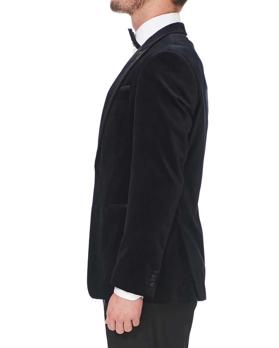 Herre | Blazere & jakker | BOSS BLACK | BOSS Helward Velvet Smoking Jacket Black