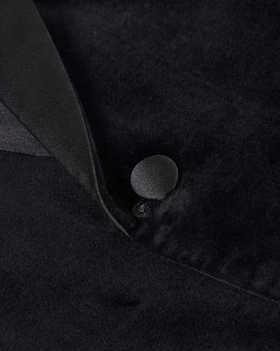 Herre | Blazere & jakker | BOSS BLACK | BOSS Helward Velvet Smoking Jacket Black