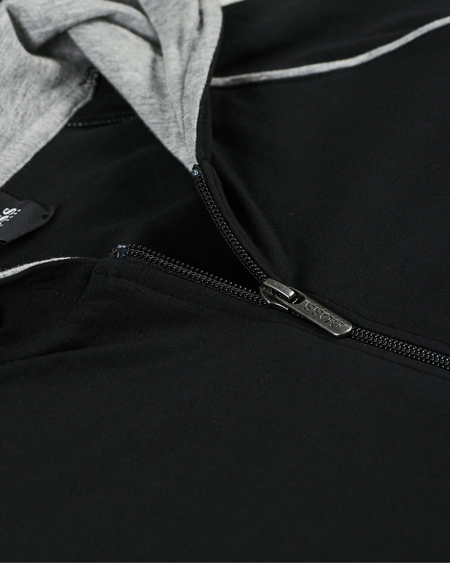 Herre | Trøjer | BOSS BLACK | BOSS Mix & Match Full Zip Hoodie Black