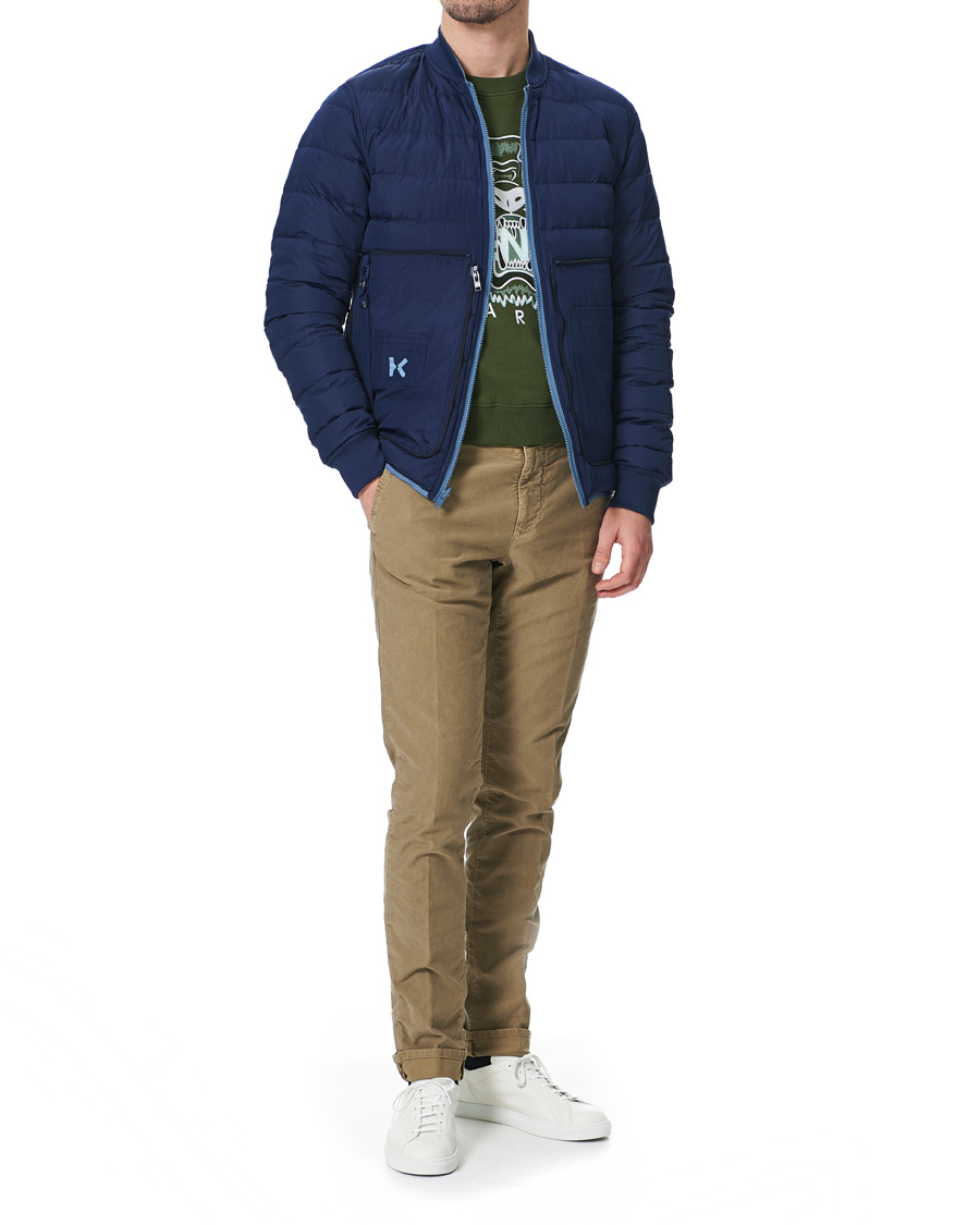 Herre | Jakker | KENZO | Lightweight Reversible Bomber Jacket Blue