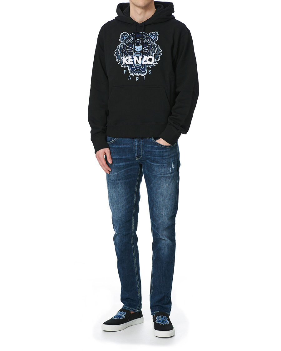 Herre | KENZO Tiger Slip On Sneaker Black | KENZO | Tiger Slip On Sneaker Black