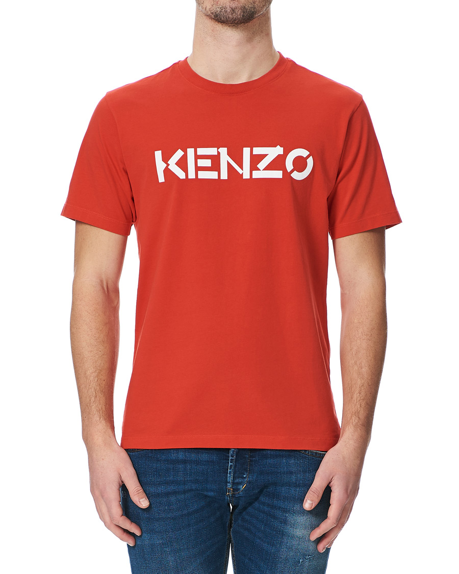 Herre | T-Shirts | KENZO | Logo Classic Crew Neck Tee Medium Red